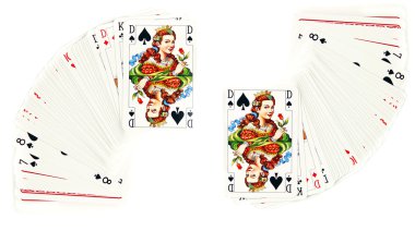 The queen of spades clipart