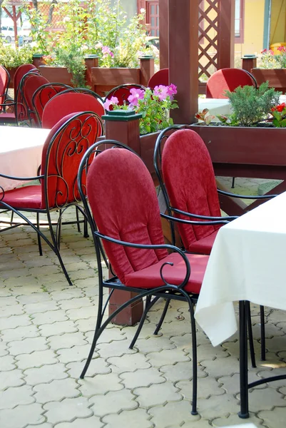 Restaurant terrace — Stock Photo, Image
