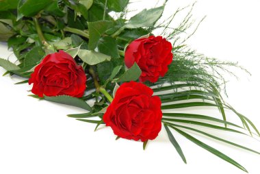 Red roses clipart