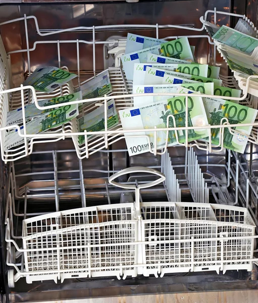 Washing money — Stock Photo, Image