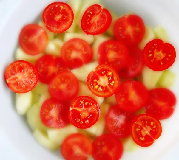 Sałatka z pomidorów Cherry — Zdjęcie stockowe