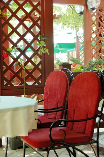 Terrazza ristorante — Foto Stock