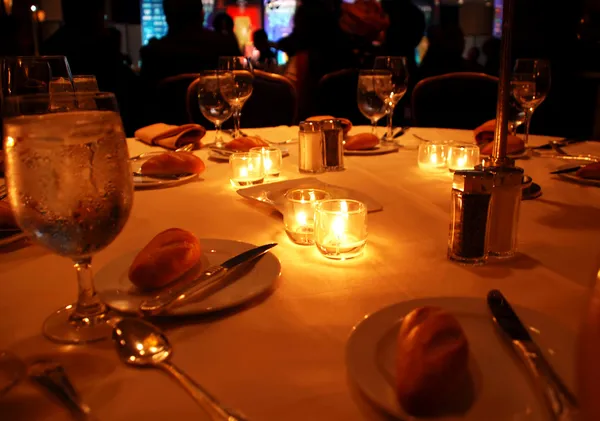 Tavolo da pranzo di gala — Foto Stock