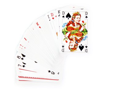 The queen of spades clipart