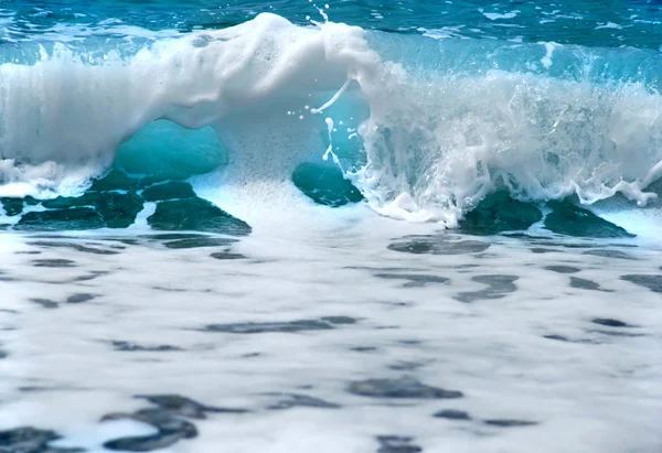 Ola azul del mar — Foto de Stock