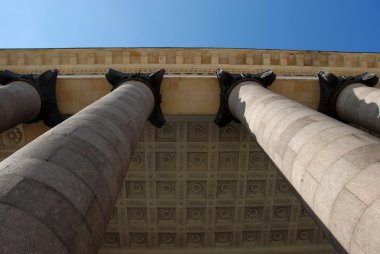 Architecture details columns and ceiling clipart