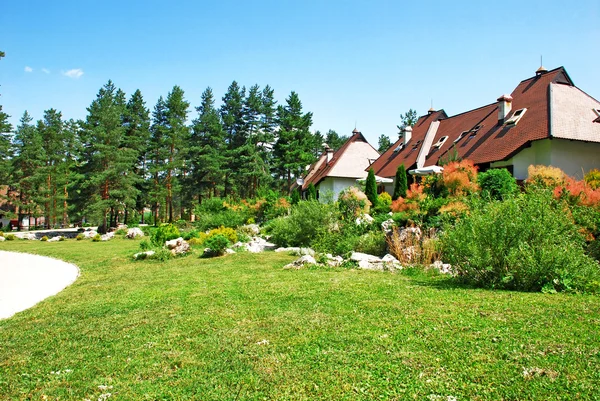 Villaggio di cottage — Foto Stock