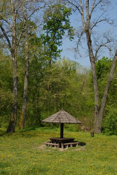 Lugar de descanso en el parque — Foto de Stock