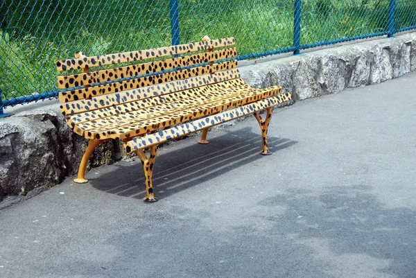 Animal designed bench — Stock Photo, Image