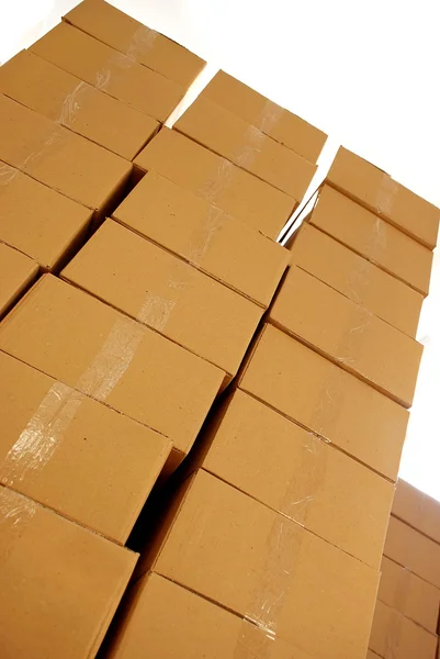 Boxes piles — Stock Photo, Image