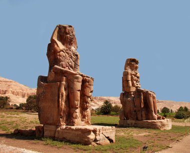 Collosi of Memnon clipart