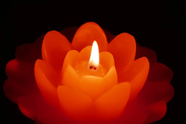 Burning candle — Stock Photo, Image
