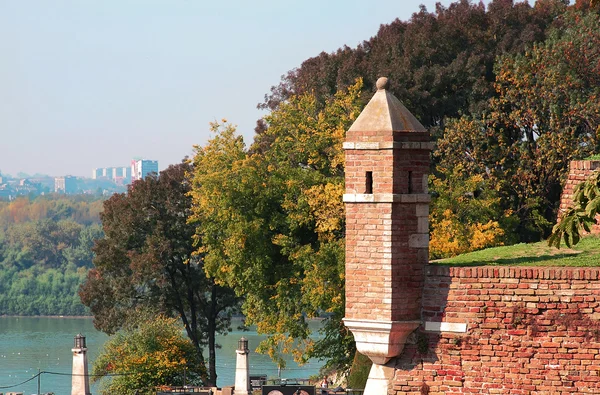 stock image Details old stone fortress Kalemegdan in Belgrade