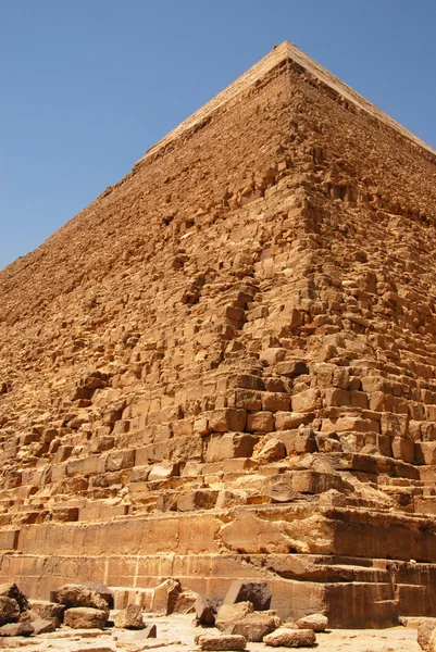 Pirâmide de Kefren em Giza, Cairo — Fotografia de Stock
