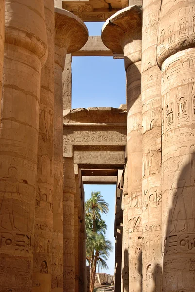 Ο ναός του Καρνάκ στην Αίγυπτο — Φωτογραφία Αρχείου