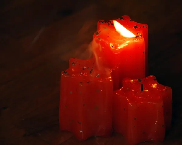 Φυσώντας κεριά — Φωτογραφία Αρχείου