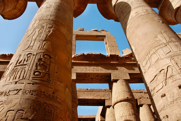 De tempel van karnak in Egypte — Stockfoto