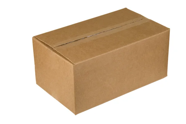Caja de cartón cerrada —  Fotos de Stock