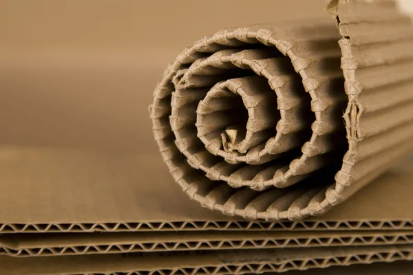 Espiral feita de papelão — Fotografia de Stock
