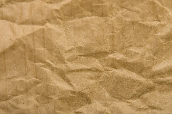 Buruşuk kahverengi kağıt — Stok fotoğraf