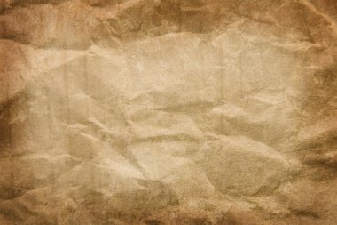 Crumpled brown paper clipart