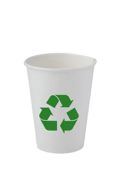 Recycling van papier glas — Stockfoto