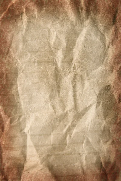 砕いた茶色の紙 — ストック写真