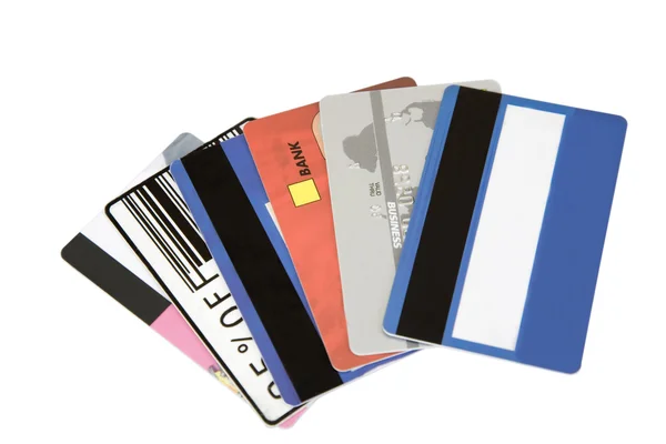 Differnt credit cards — Stock Photo, Image