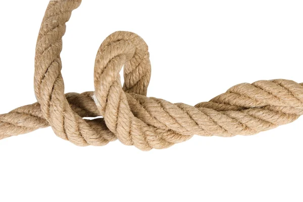 麻製の工業用ロープ — ストック写真