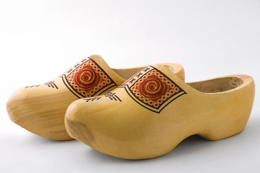 Wooden Dutch Shoes clipart
