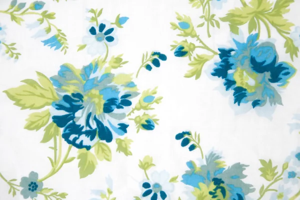 Textura de tela de flores, plantas verdes — Foto de Stock
