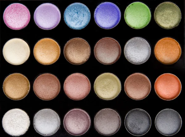 Vivid colored eye makeup — Stock Photo, Image