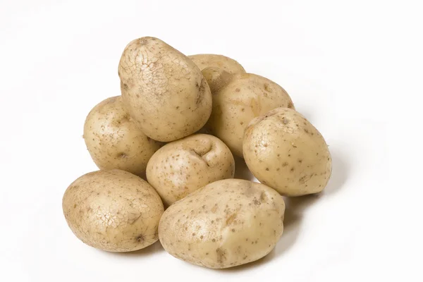Βιολογικά τρόφιμα, πρώιμες πατάτες — Φωτογραφία Αρχείου