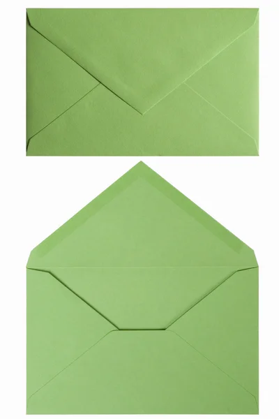 Gröna kuvertet — Stockfoto