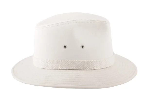 Καπέλο λευκό μόδας για σαφάρι — Φωτογραφία Αρχείου