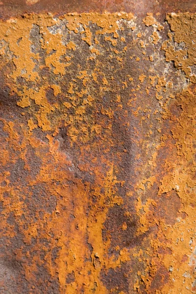 Metal enferrujado, mostrando texturas de ferrugem — Fotografia de Stock