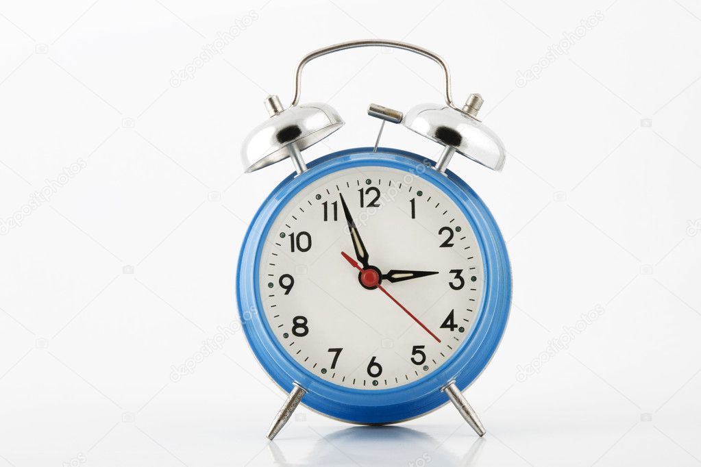 Blue alarm-clock