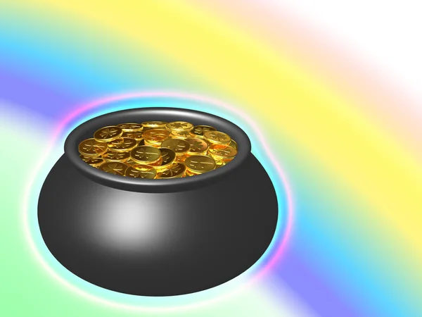 Pot of Gold — Stock Photo, Image