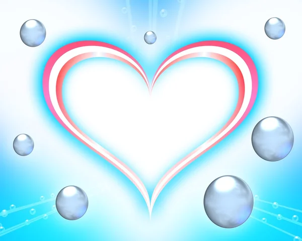 Beautiful heart background — Stock Photo, Image