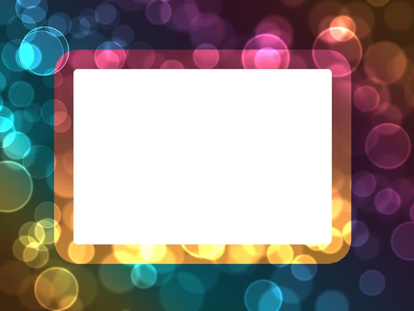 Abstract iridescent frame — Stock Photo, Image