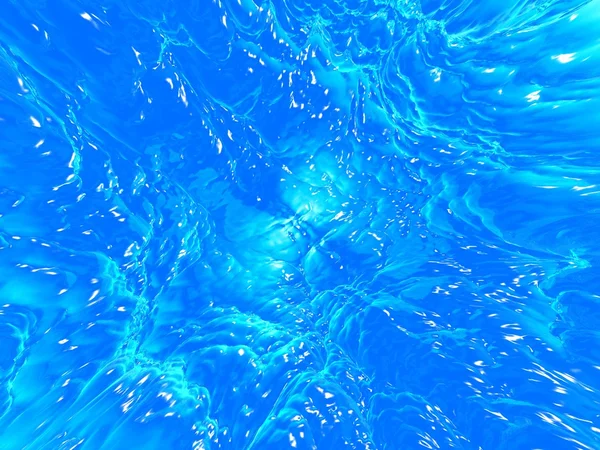 Blauwe waterachtergrond — Stockfoto