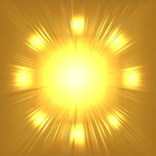 stock image Abstract gold suny background