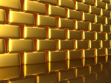 Gold wall clipart