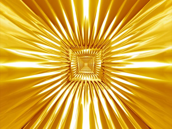Padrão de traçado de ouro abstrato — Fotografia de Stock