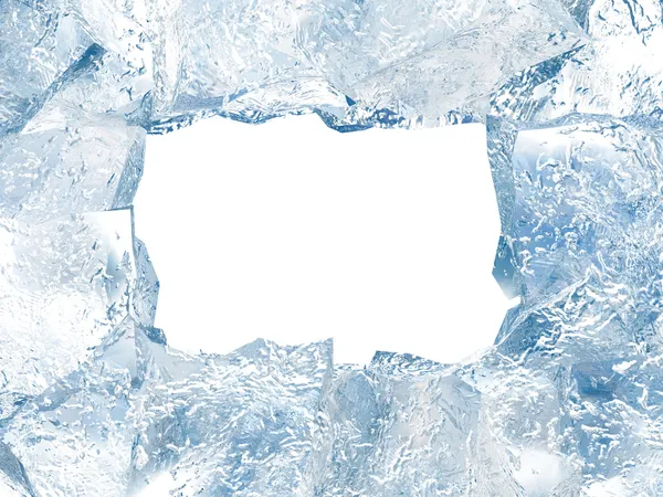 Moldura de gelo — Fotografia de Stock