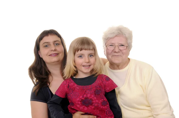 Three generations — Stock Photo, Image