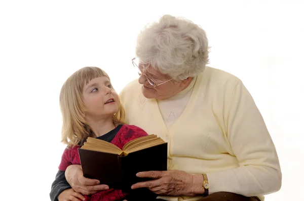 Büyükanne ve torunu — Stok fotoğraf