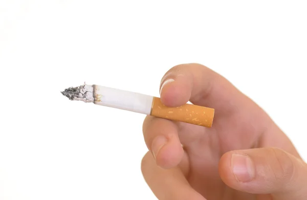 Mano con cigarrillo — Foto de Stock