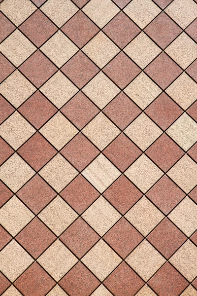 Brown Checkered wall vertical — Stock Photo, Image
