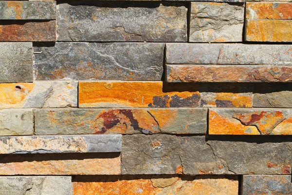 長方形の石造り壁 — ストック写真
